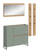 Garderoben-Set >Drive< in Salbei - 192x172x32cm (BxHxT)