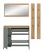 Garderoben-Set >Drive< in Salbei - 192x172x32cm (BxHxT)