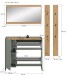Garderoben-Set >Drive< in Salbei - 192x172x32cm (BxHxT)