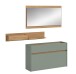 Garderoben-Set >Drive< in Salbei - 192x140x32cm (BxHxT)