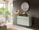 Garderoben-Set >Drive< in Salbei - 197x140x32cm (BxHxT)