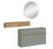 Garderoben-Set >Drive< in Salbei - 197x140x32cm (BxHxT)