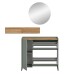 Garderoben-Set >Drive< in Salbei - 197x140x32cm (BxHxT)