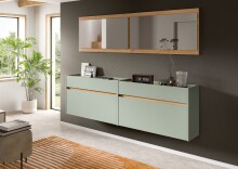 Garderoben-Set >Drive< in Salbei - 192x220x32cm...