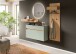 Garderoben-Set >Drive< in Salbei - 197x205x32cm (BxHxT)