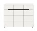 Schuhkommode >Canu< in Basalt Grau / Weiß - 120x94x37cm (BxHxT)