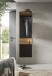 Garderobenpaneel >Canu< in Basalt Grau / Artisan - 165x45x29cm (BxHxT)