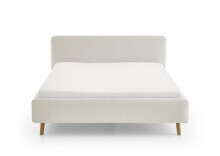 Polsterbett >Mattis mit BK< Liegefläche 180x200 cm, Nordic Ivory, Stellmaß: 201x105x218cm (BxHxT)