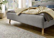 Polsterbett >Mattis mit BK< Liegefläche 180x200 cm, Nordic Ash, Stellmaß: 201x105x218cm (BxHxT)