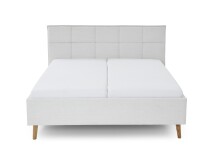 Polsterbett >Paulo< Liegefläche 180x200cm, Cody Beige, Stellmaß: 202x120x213cm (BxHxT)