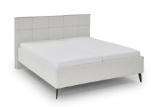 Polsterbett >Paulo mit BK< Liegefläche 160x200 cm, Beige, Stellmaß: 182x120x213cm (BxHxT)