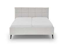 Polsterbett >Paulo mit BK< Liegefläche 160x200 cm, Beige, Stellmaß: 182x120x213cm (BxHxT)