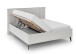 Polsterbett >Paulo mit BK< Liegefläche 160x200 cm, Beige, Stellmaß: 182x120x213cm (BxHxT)