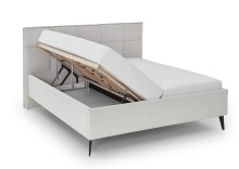 Polsterbett >Paulo mit BK< Liegefläche 180x200 cm, Beige, Stellmaß: 202x120x213cm (BxHxT)