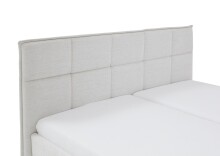 Polsterbett >Paulo mit BK< Liegefläche 160x200 cm, Beige, Stellmaß: 182x120x213cm (BxHxT)