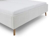 Polsterbett >Paulo mit BK< Liegefläche 160x200 cm, Beige, Stellmaß: 182x120x213cm (BxHxT)