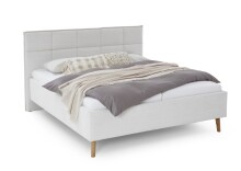 Polsterbett >Paulo mit BK< Liegefläche 160x200 cm, Beige, Stellmaß: 182x120x213cm (BxHxT)