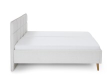 Polsterbett >Paulo mit BK< Liegefläche 180x200 cm, Beige, Stellmaß: 202x120x213cm (BxHxT)