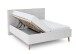 Polsterbett >Paulo mit BK< Liegefläche 180x200 cm, Beige, Stellmaß: 202x120x213cm (BxHxT)