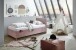 Polsterbett >Cool< Liegefläche 90x200cm, Scala Rose, Stellmaß: 100x90x210cm (BxHxT)