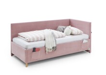 Polsterliege >Cool< Liegefläche 90x200cm, Scala Rose, Stellmaß: 100x90x210cm (BxHxT)