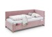 Polsterliege >Cool< Liegefläche 90x200cm, Scala Rose, Stellmaß: 100x90x210cm (BxHxT)