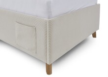 Polsterbett >Cool mit BK< Liegefläche 90x200cm, Beige, Stellmaß: 100x90x210cm (BxHxT)