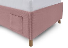 Polsterbett >Cool mit BK< Liegefläche 90x200cm, Rose, Stellmaß: 100x90x210cm (BxHxT)
