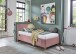 Polsterbett >Cool mit BK< Liegefläche 90x200cm, Rose, Stellmaß: 100x90x210cm (BxHxT)