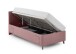 Polsterbett >Cool mit BK< Liegefläche 90x200cm, Rose, Stellmaß: 100x90x210cm (BxHxT)