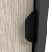 Schuhschrank >GARONA< 6 Fächer, Anthrazitgrau / Eiche Dekor - 100x119x40 (BxHxT)