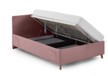 Polsterbett >Cool mit BK< Liegefläche 140x200cm, Rose, Stellmaß: 150x90x210cm (BxHxT)
