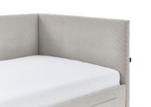 Polsterliege >Cool mit BK< Liegefläche 90x200cm, Scala Beige, Stellmaß: 100x90x210cm (BxHxT)