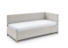 Polsterliege >Cool mit BK< Liegefläche 90x200cm, Scala Beige, Stellmaß: 100x90x210cm (BxHxT)