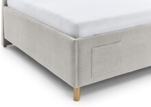 Polsterliege >Cool mit BK< Liegefläche 120x200cm, Scala Beige, Stellmaß: 130x90x210cm (BxHxT)