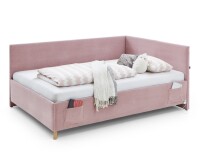 Polsterliege >Cool mit BK< Liegefläche 120x200cm, Scala Rose, Stellmaß: 130x90x210cm (BxHxT)