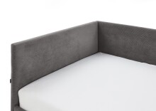 Polsterliege >Cool mit BK< Liegefläche 90x200cm, Anthrazit, Stellmaß: 100x90x210cm (BxHxT)