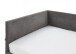 Polsterliege >Cool mit BK< Liegefläche 90x200cm, Anthrazit, Stellmaß: 100x90x210cm (BxHxT)
