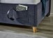 Polsterliege >Fun< Liegefläche 140x200cm, Dunkelblau, Stellmaß: 153x90x215cm (BxHxT)