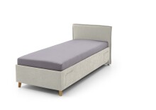 Polsterbett >Fun mit BK< Liegefläche 90x200cm, City Beige, Stellmaß: 103x90x215cm (BxHxT)