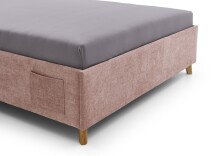 Polsterbett >Fun mit BK< Liegefläche 140x200cm, City Rose, Stellmaß: 153x90x215cm (BxHxT)