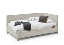 Polsterliege >Fun mit BK< Liegefläche 140x200cm, City Beige, Stellmaß: 153x90x215cm (BxHxT)