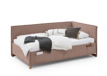 Polsterliege >Fun mit BK< Liegefläche 90x200cm, City Rose, Stellmaß: 103x90x215cm (BxHxT)
