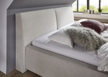 Polsterbett >Magnum mit BK< Liegefläche 180x200cm, beige, Stellmaß: 212x95x229cm (BxHxT)