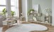 Couchtisch >59137< in Eiche Dekor, Kaschmirgrau - 100x37x54cm (BxHxT)