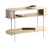 Konsole >59138< in Eiche Dekor / Kaschmirgrau - 110x76x39cm (BxHxT)
