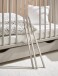 Babybett >TEFFY< in Kaschmir, Nadelholz massiv - 74x84x145cm (BxHxT)