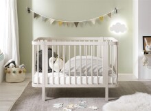 Babybett >PEPPINI< in Kaschmir, Nadelholz massiv - 74x84x145cm (BxHxT)