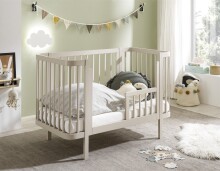 Babybett >PEPPINI< in Kaschmir, Nadelholz massiv - 74x84x145cm (BxHxT)