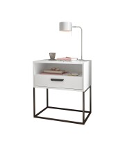Nachtkommode >CUDRO< 1 Schublade, 1 Fach,...